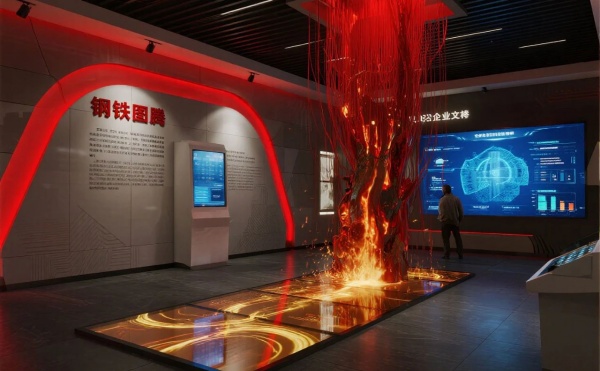 被千度鋼流燙到心跳，鋼鐵企業(yè)科技展廳也太酷了吧？