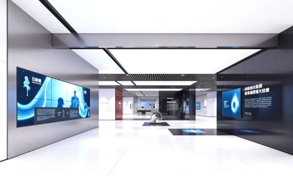極簡(jiǎn)科技風(fēng)展廳解碼未來企業(yè)的空間語(yǔ)言